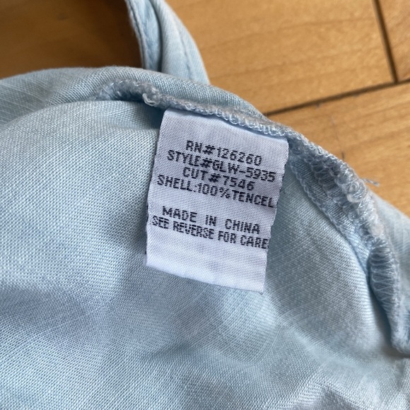 Velvet Heart light denim style button down dress - Picture 9 of 9